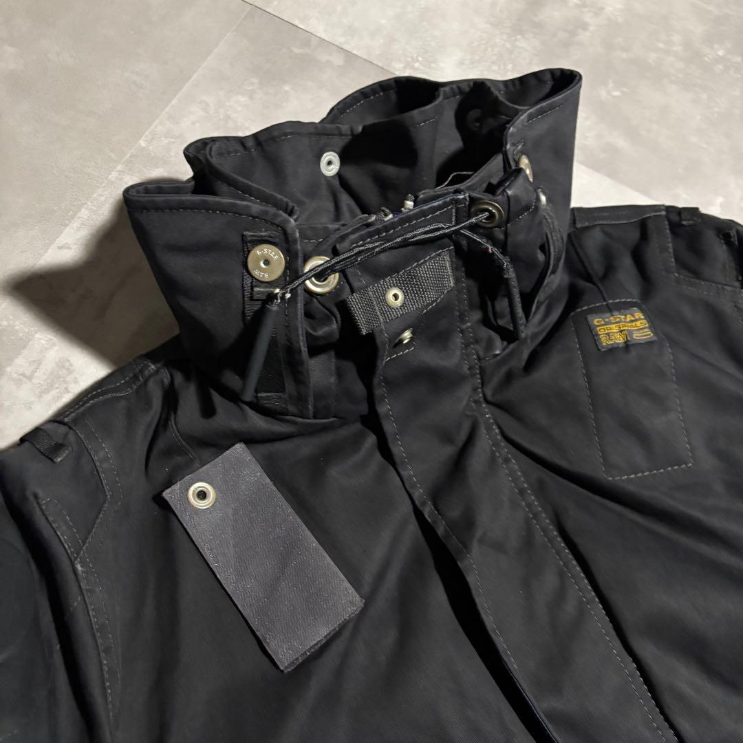 00s G-STAR フライトジャケット　マウンテンパーカー　ブラック　y2k