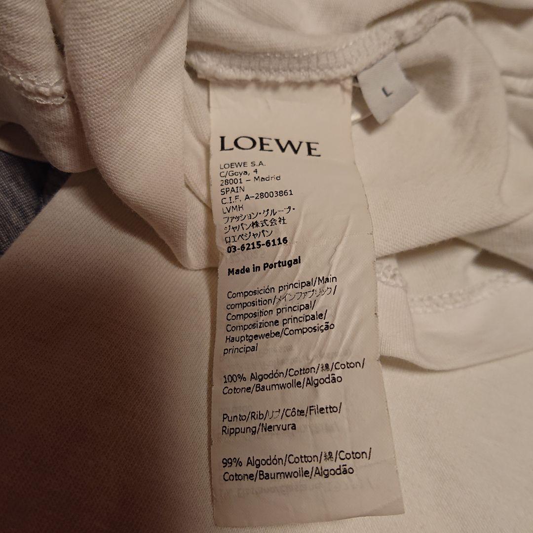 ロエベ LOEWE 24SS アナグラム ロングスリーブＴシャツ Ｌサイズ