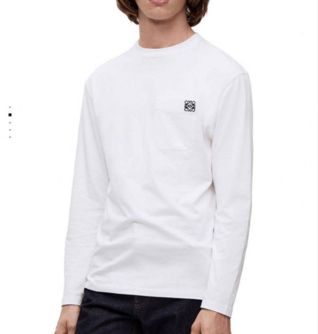 ロエベ LOEWE 24SS アナグラム ロングスリーブＴシャツ Ｌサイズ