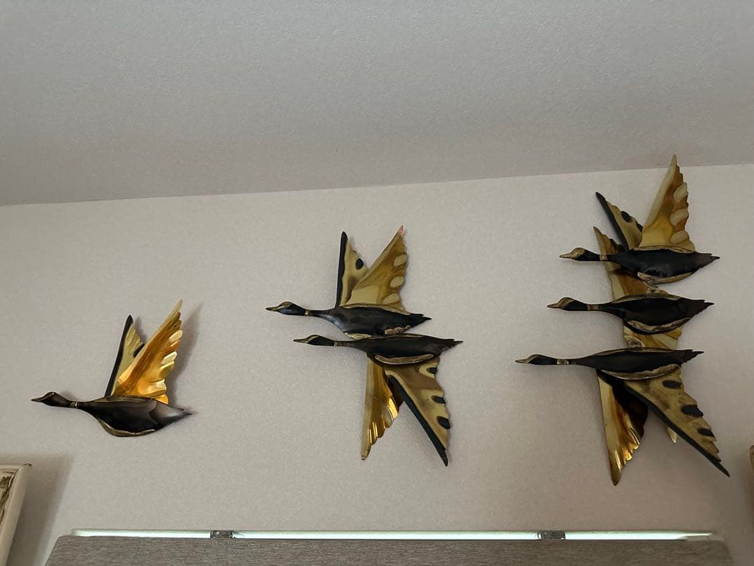 A*い様 1960s フライングバード ウォールデコ 3点セット   ミッドセン