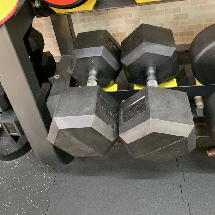 ヘックス  ラバーダンベル　　37.5kg2個