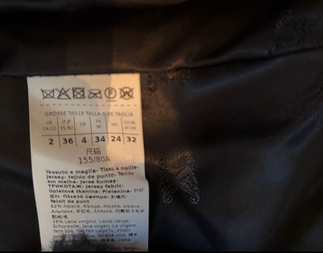 Max Mara マックスマーラ テディ クロップド OGGERI オッジェーリ