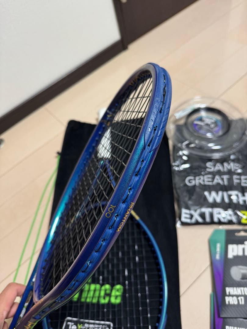 プリンス prince PHANTOM 100 2本セットＧ３　tシャツ無し