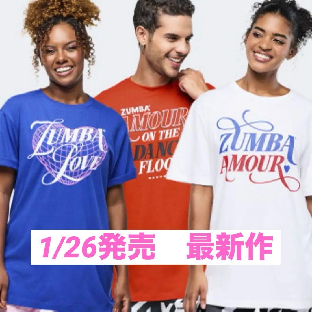 【1/26発売最新作】ZUMBA 半袖Tシャツ 3点セット