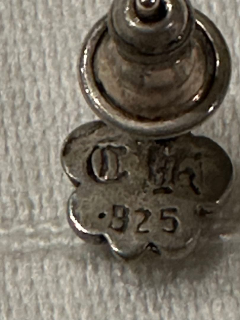 クロムハーツ　シルバー925 フルール・ド・リス ピアス(片耳用)