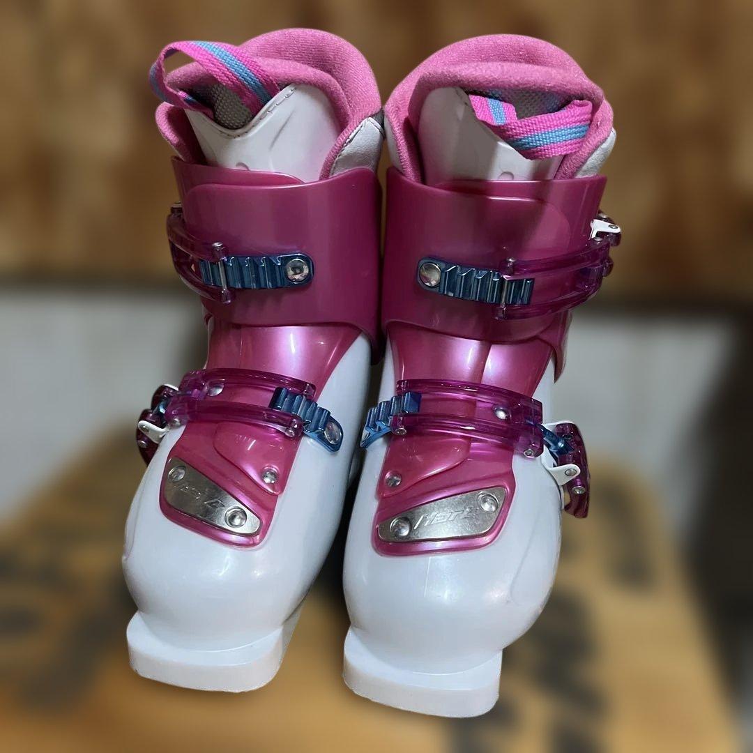キッズスキー3点セット黒ピンク