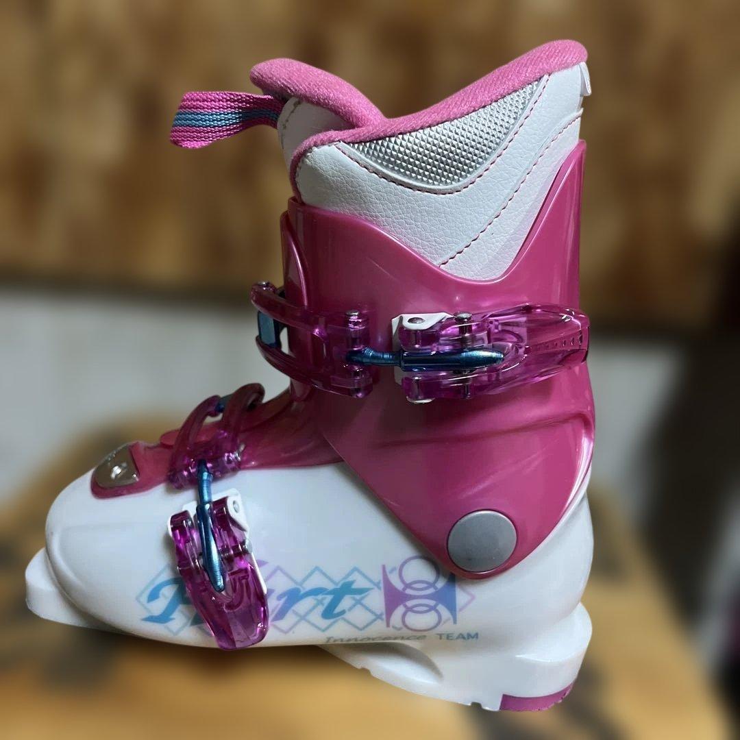 キッズスキー3点セット黒ピンク