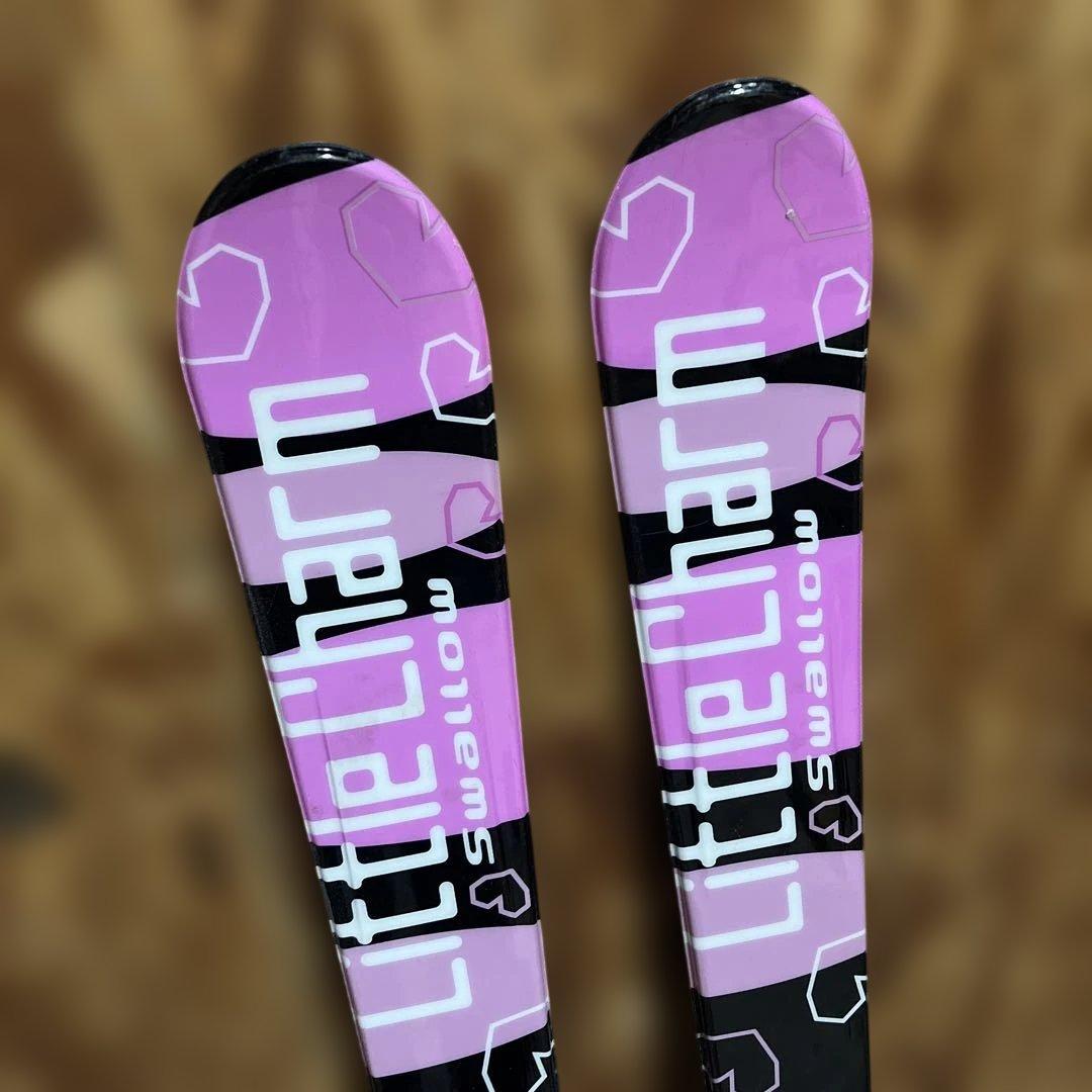 キッズスキー3点セット黒ピンク