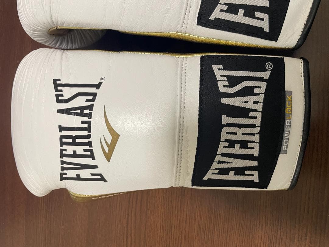 Everlast パワーロック プロファイトグローブ 白/ゴールド 8oz