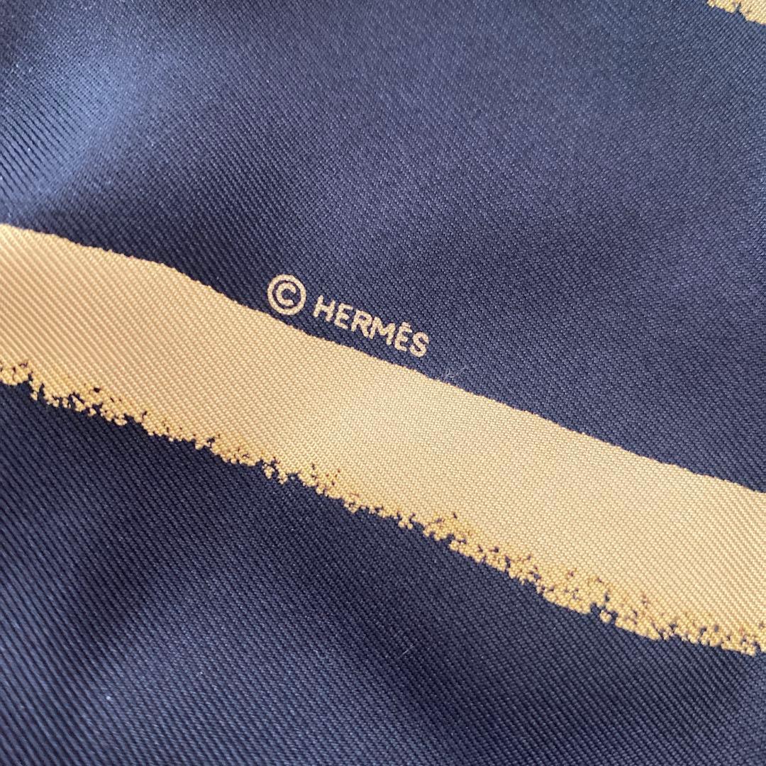 HERMES エルメス マフラー アンゴラ シルク ブラック