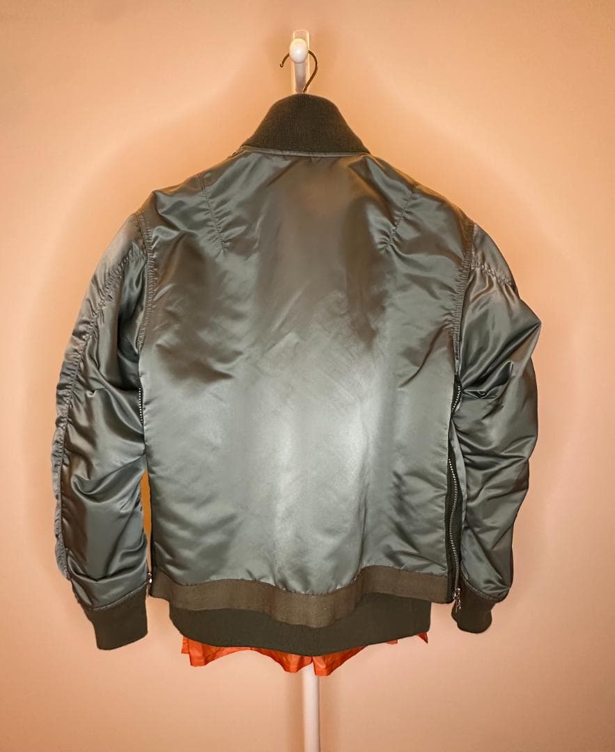 名作Sacai MA-1 FABRIC COMBO Size 1