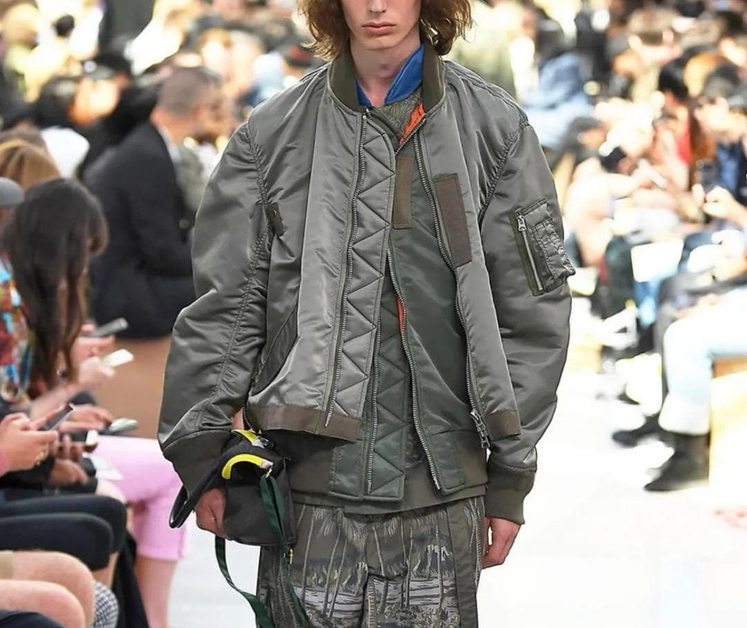 名作Sacai MA-1 FABRIC COMBO Size 1