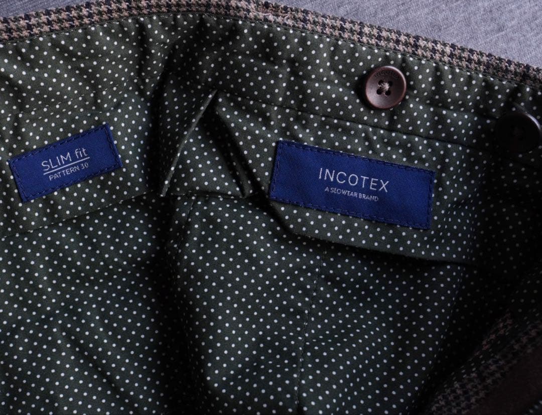 INCOTEX MLT/C H/T N35 48 ガンクラブチェック