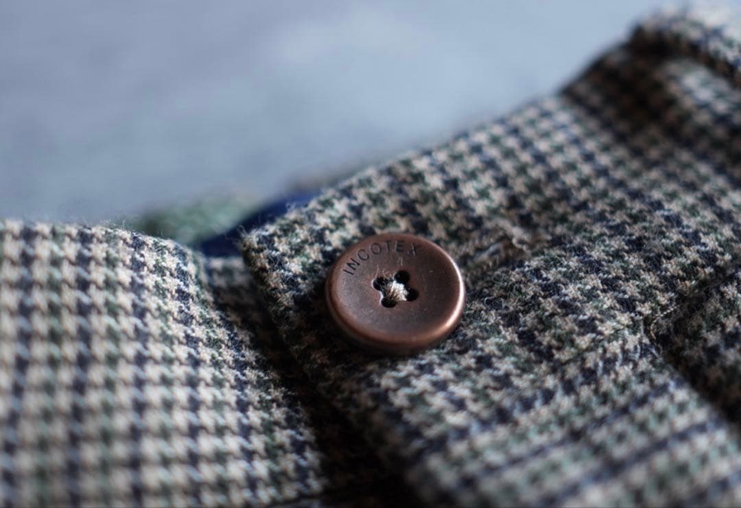 INCOTEX MLT/C H/T N35 48 ガンクラブチェック