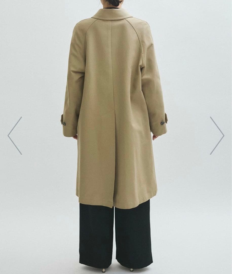 【ADAMETROPE】コットンダブルクロスバルマカーンコート36サイズ