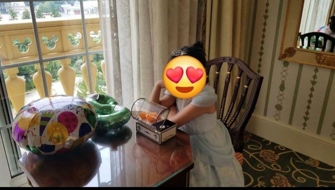 H*a様 【美品】ビビディバビディブティック♡シンデレラドレス手袋付き♡120♡