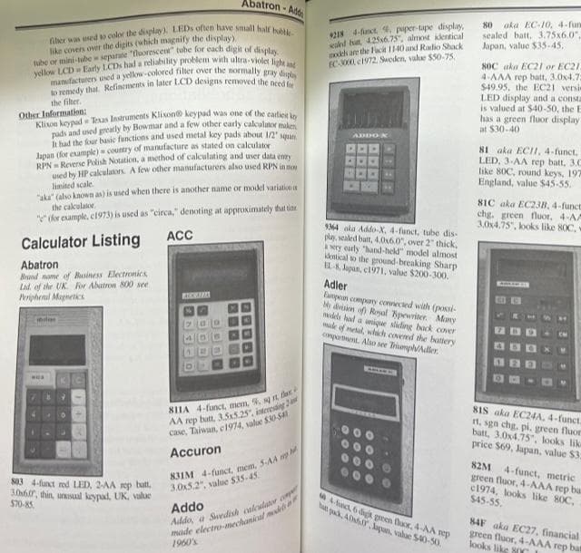 ポケット電卓コレクターズガイド レトロ電卓 LED電卓 LCD