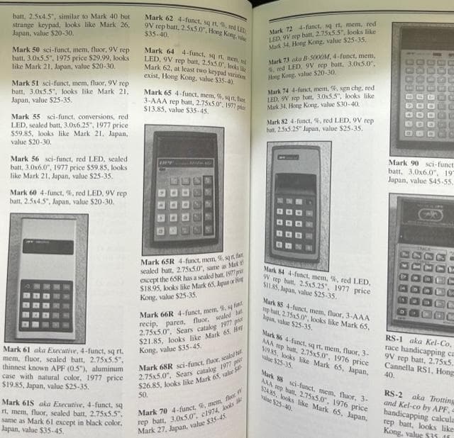 ポケット電卓コレクターズガイド レトロ電卓 LED電卓 LCD