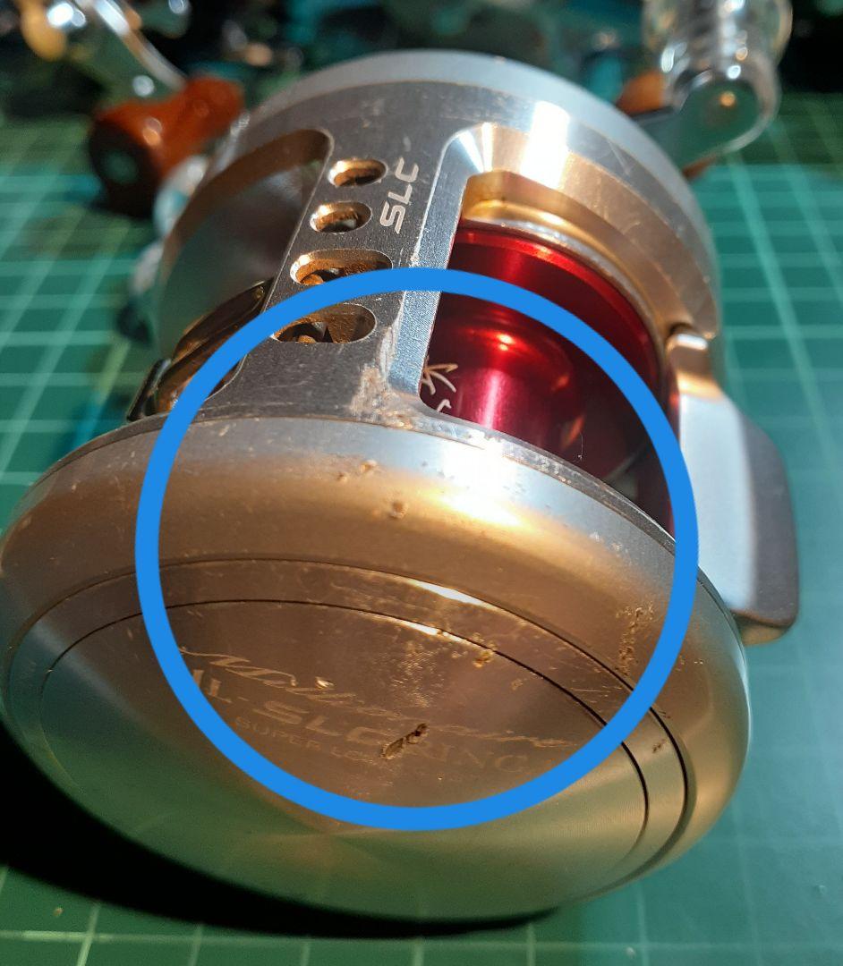 ダイワ ミリオネア凛牙103 SLC ハンドルカスタム