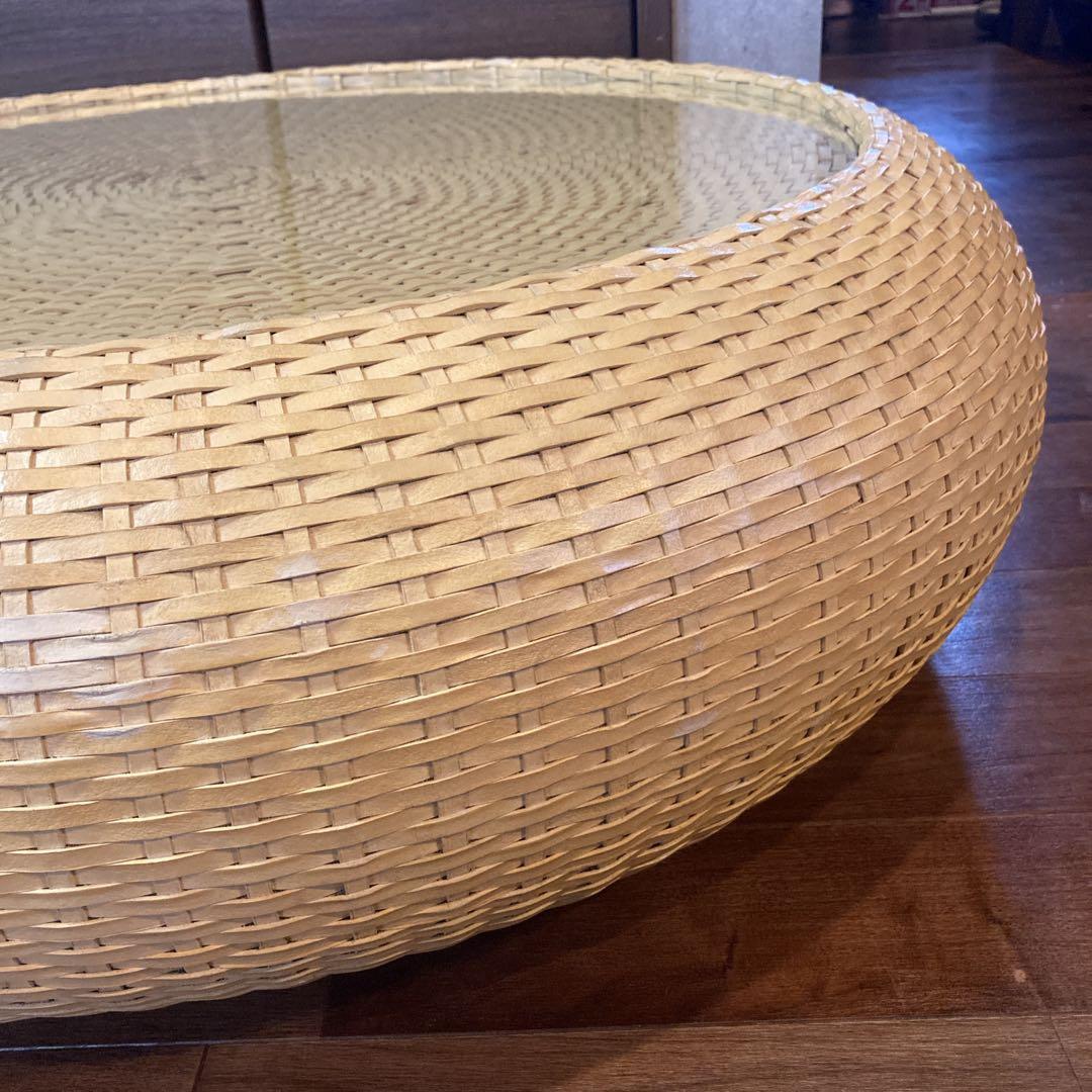 モダンレトロ アスプルンド ココンローテーブル円形 円型 ちゃぶ台 円卓 座卓