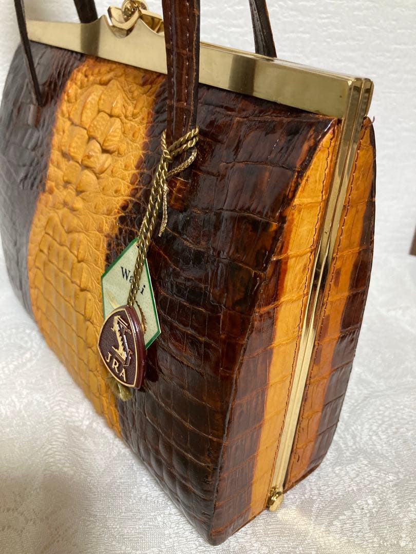 【希少美品】東京クロコダイルバッグ & IRA認定カイマンクロコ草履