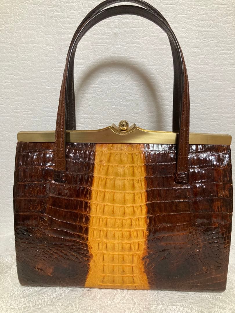 【希少美品】東京クロコダイルバッグ & IRA認定カイマンクロコ草履