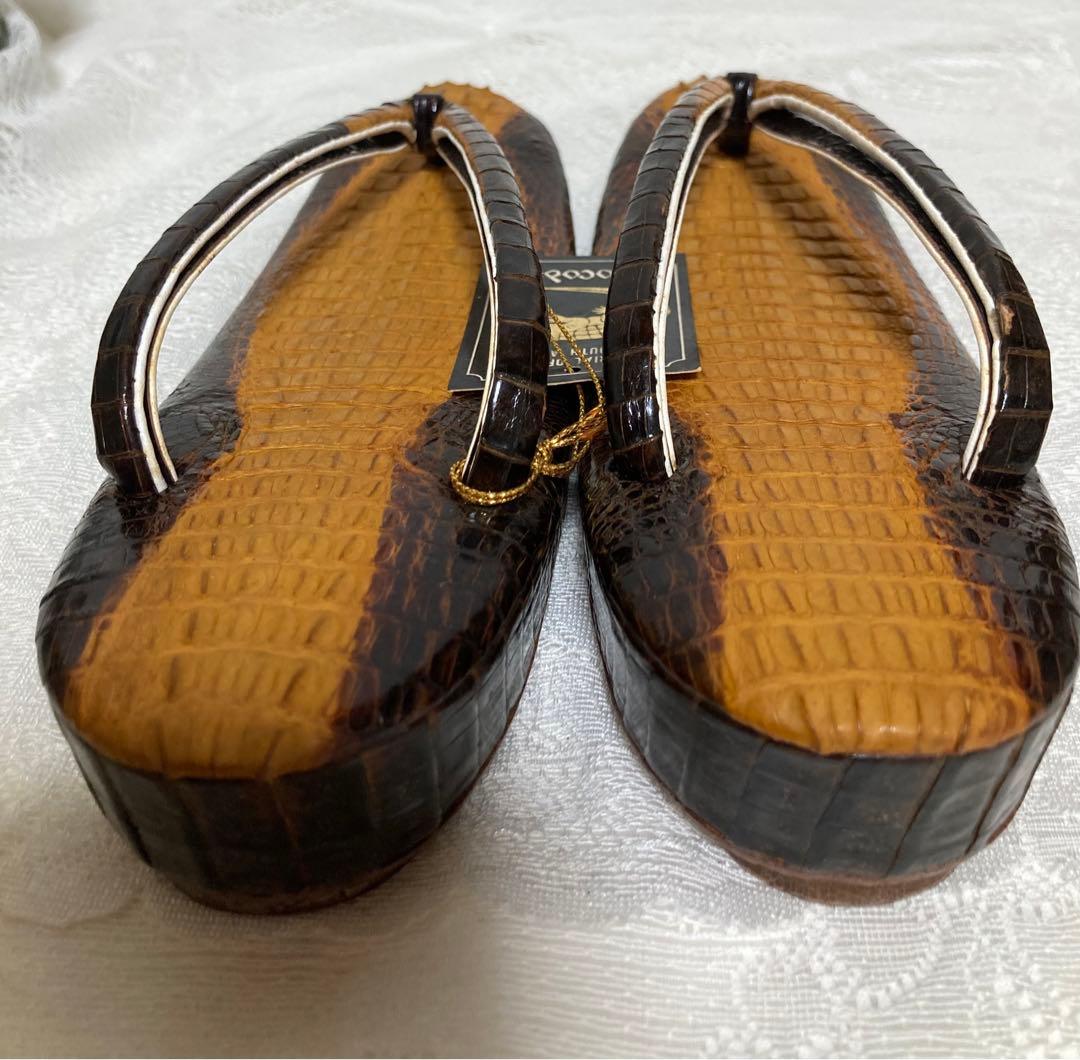 【希少美品】東京クロコダイルバッグ & IRA認定カイマンクロコ草履