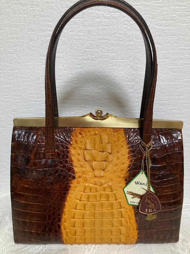 【希少美品】東京クロコダイルバッグ & IRA認定カイマンクロコ草履