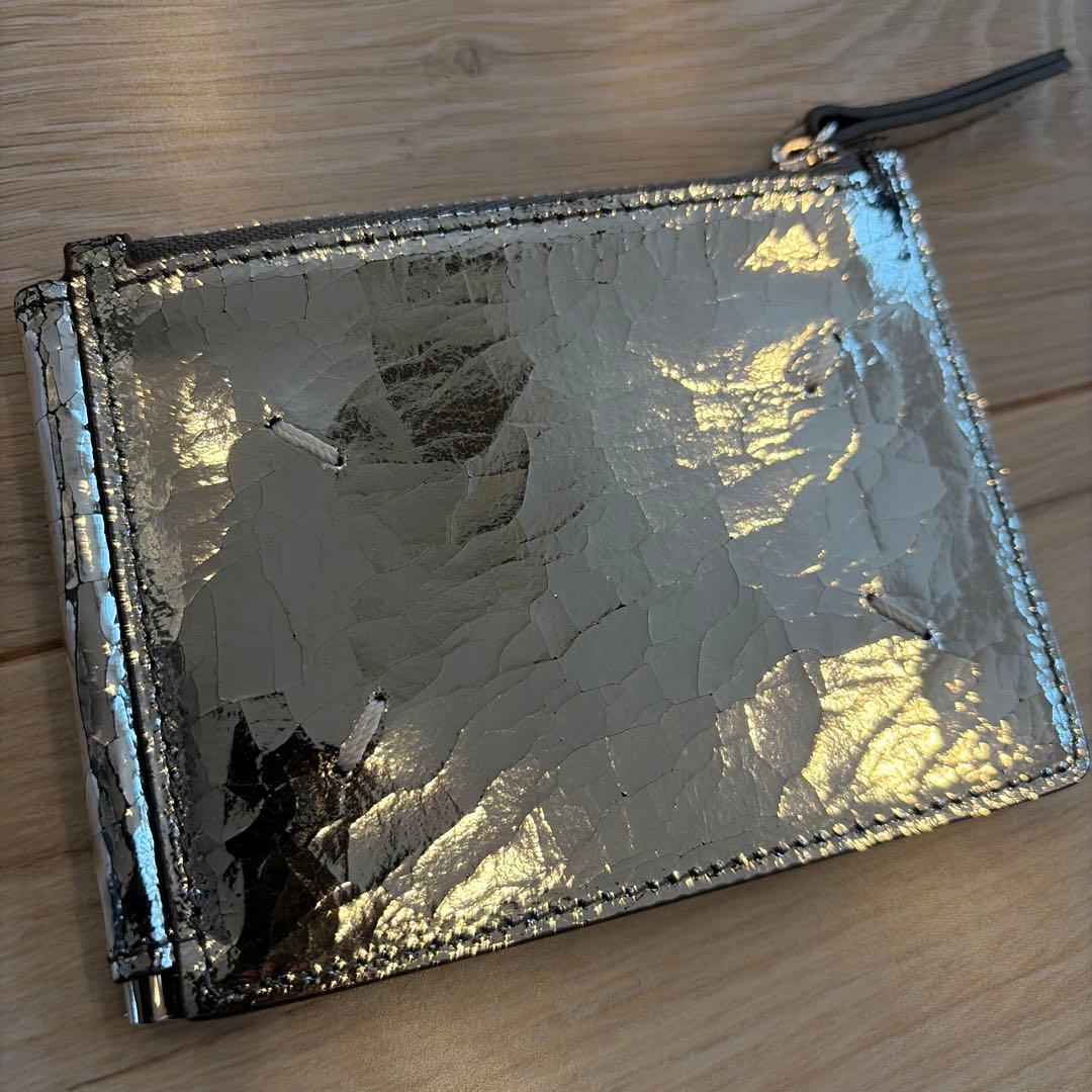 o*x様 Maison Margiela 二つ折り財布 シルバー マネークリップ