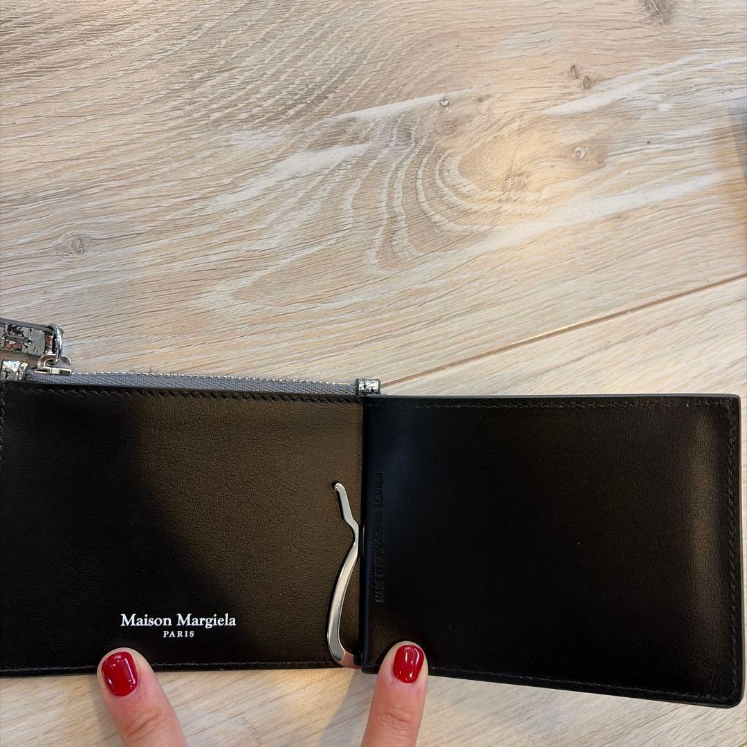 o*x様 Maison Margiela 二つ折り財布 シルバー マネークリップ