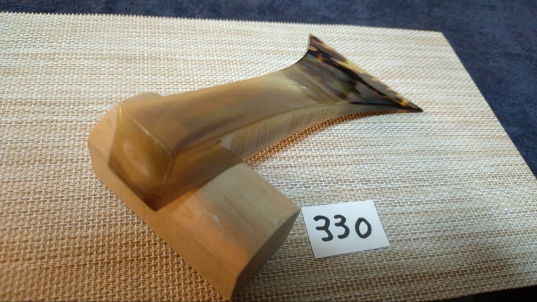 三味線バチ【送料無料】330白水牛ALL天然素材