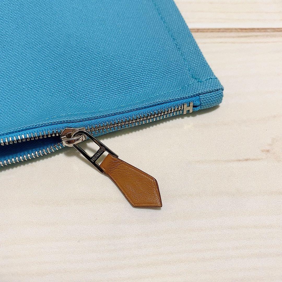 ヒ*チ様 エルメス BAIN ヨッティングポーチ　美品