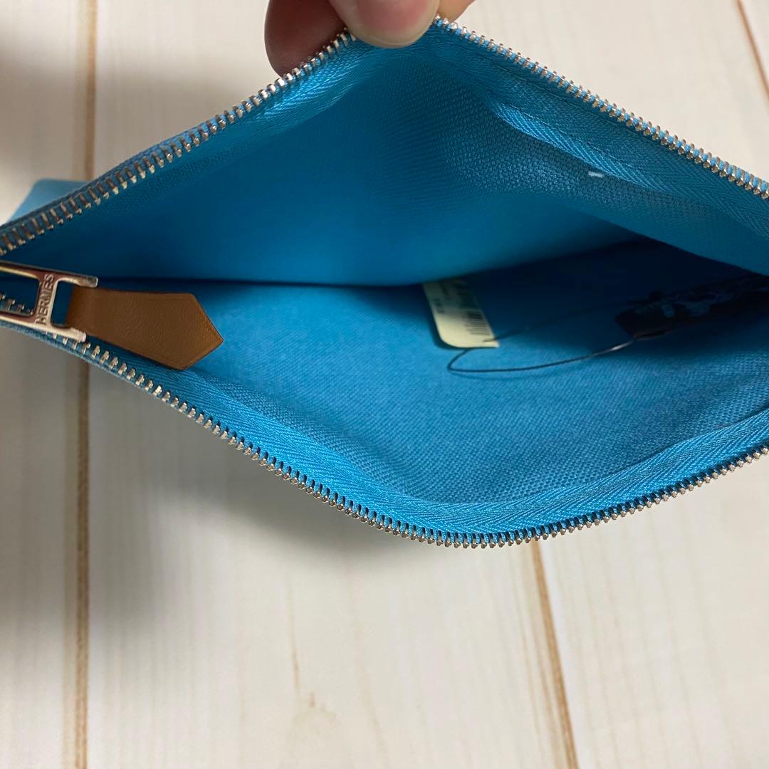 ヒ*チ様 エルメス BAIN ヨッティングポーチ　美品