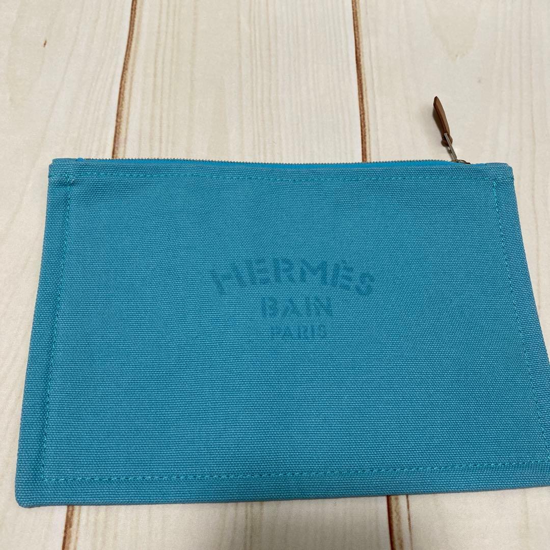 ヒ*チ様 エルメス BAIN ヨッティングポーチ　美品