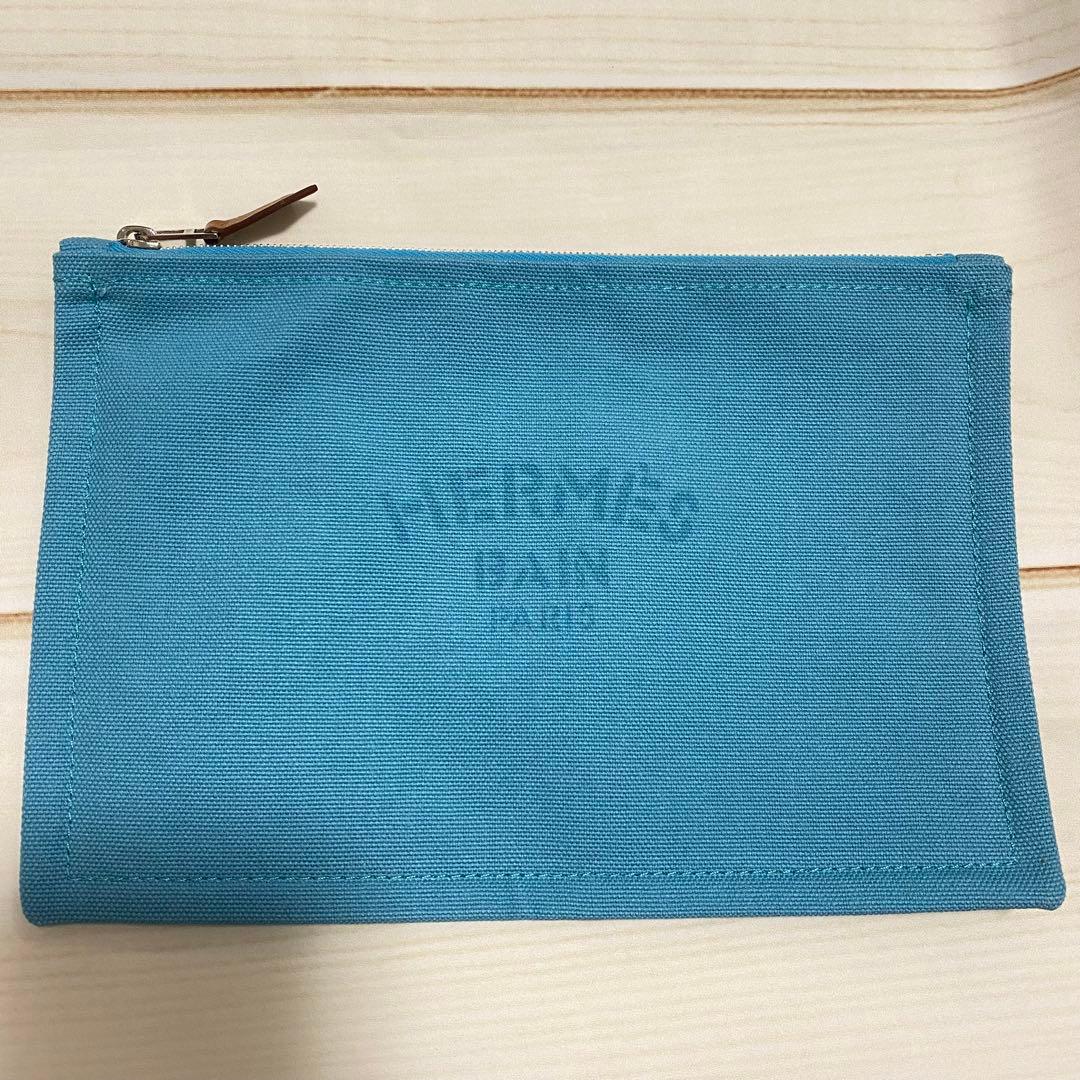 ヒ*チ様 エルメス BAIN ヨッティングポーチ　美品