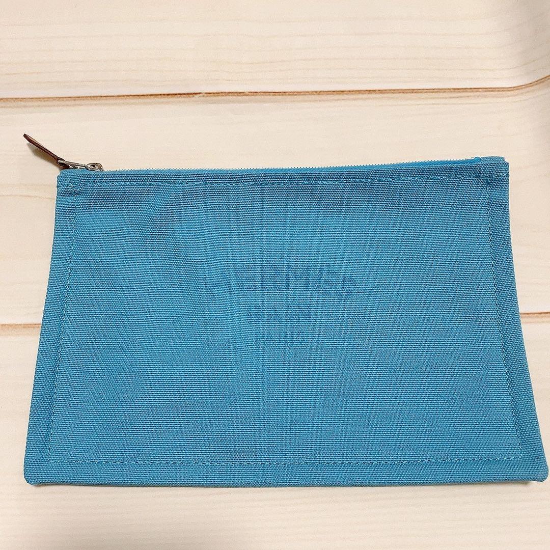 ヒ*チ様 エルメス BAIN ヨッティングポーチ　美品
