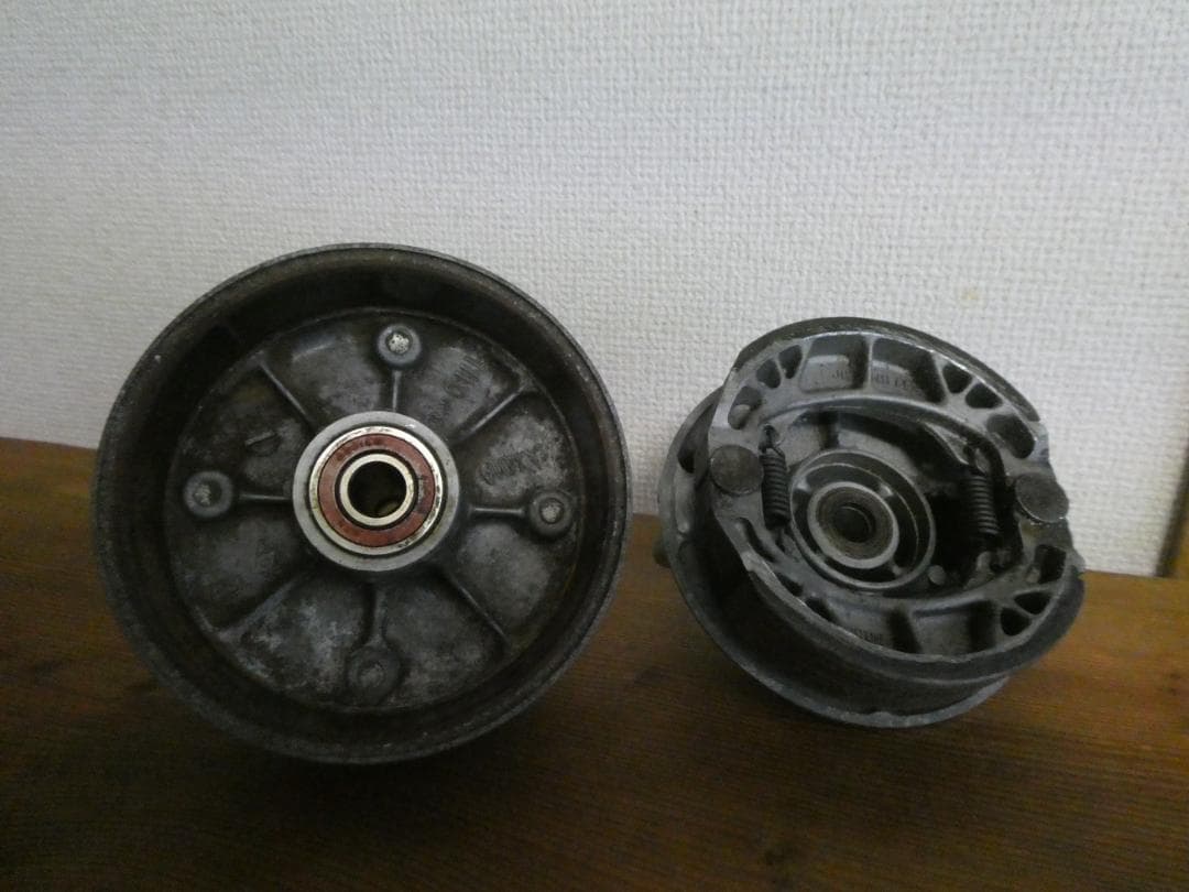 【中古】 モンキー前後ハブ・ドラムブレーキ