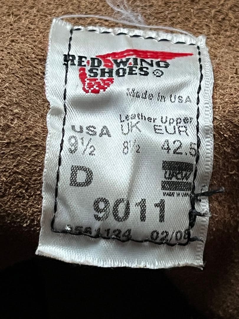 【丸洗い/ソール交換済】 REDWING 9011 BECKMAN US9.5