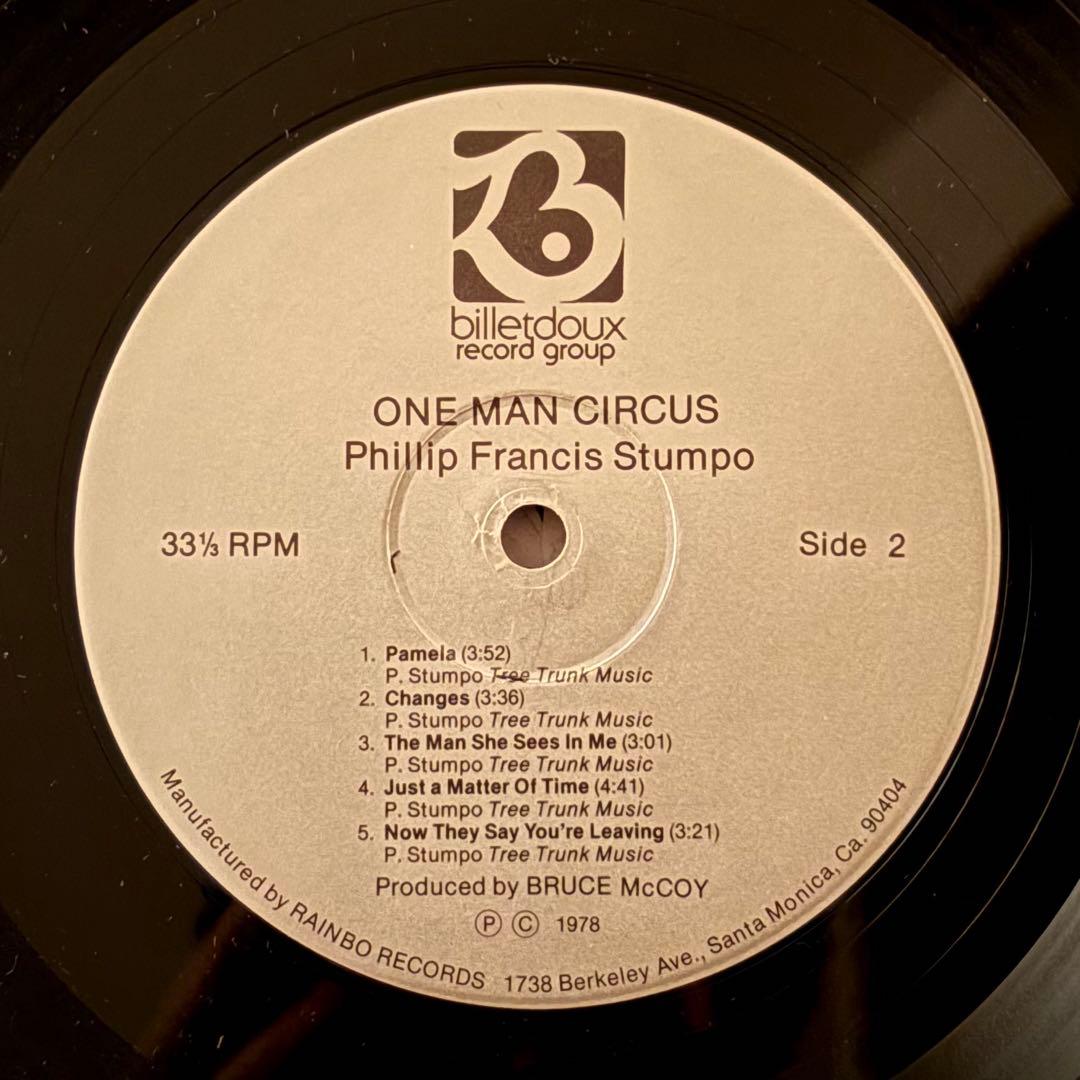 【One Man / Phillip Francis Stump】LP