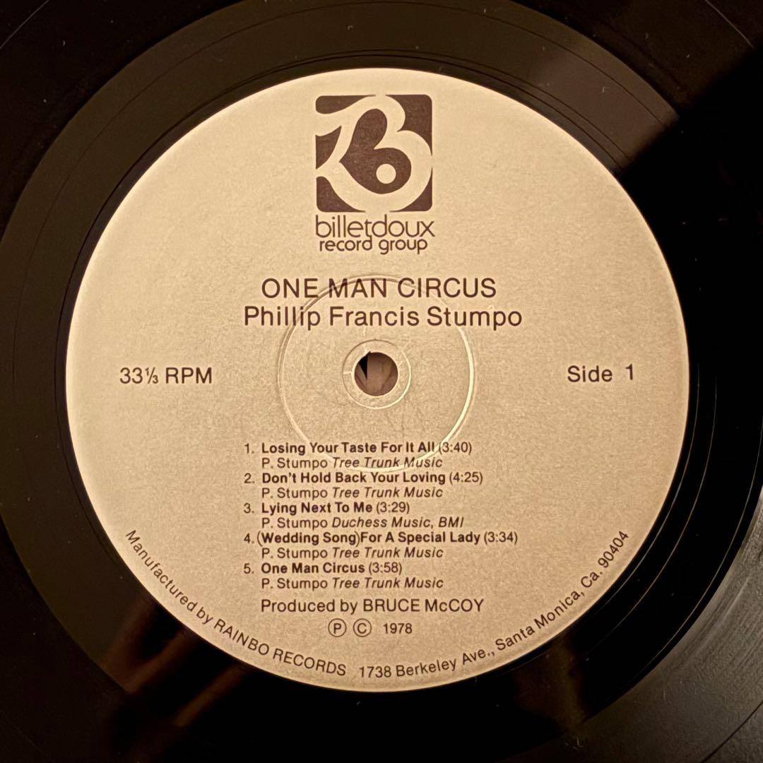【One Man / Phillip Francis Stump】LP