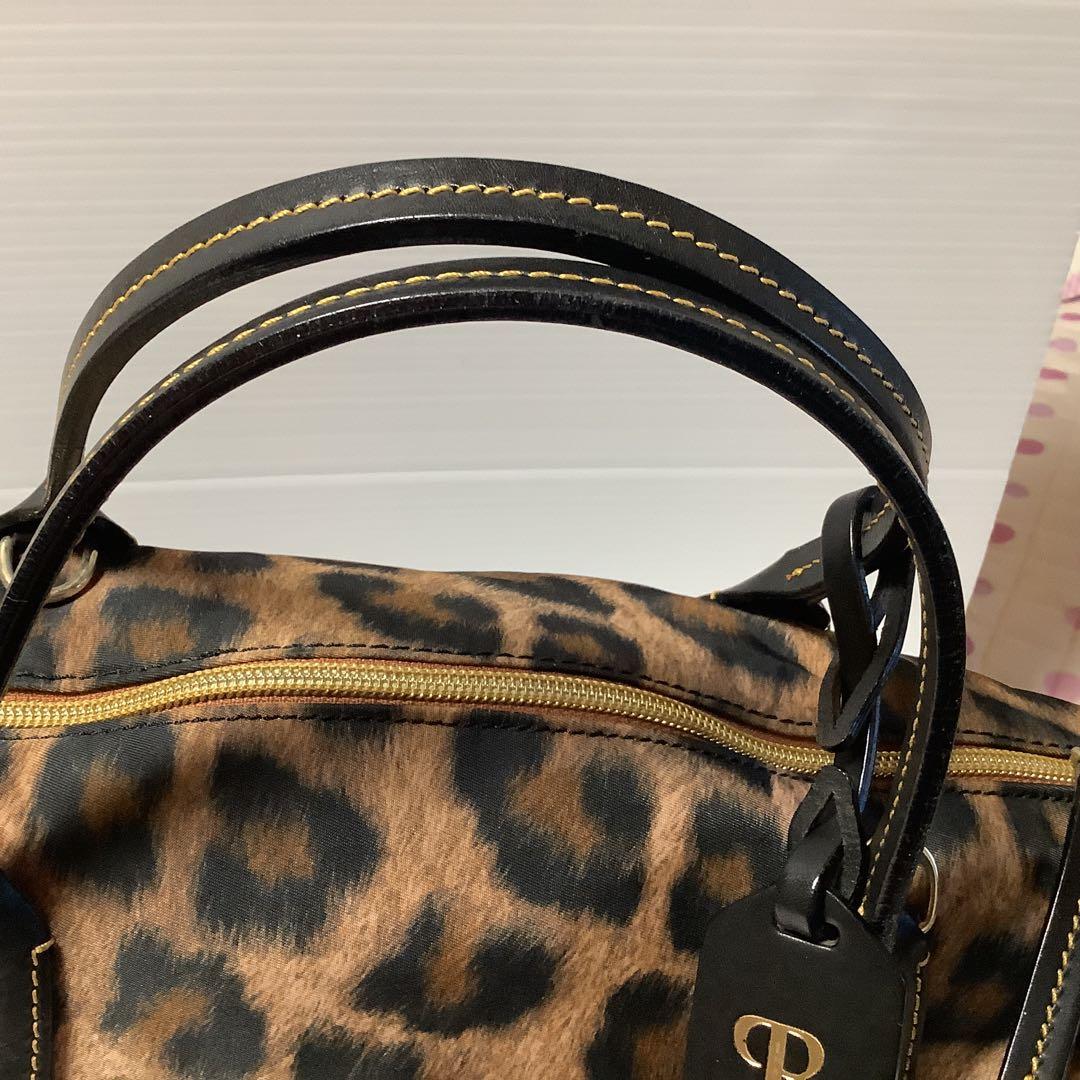 ロベルタピエリ　ヒョウ柄　　2wayトートバッグ「マリン 」