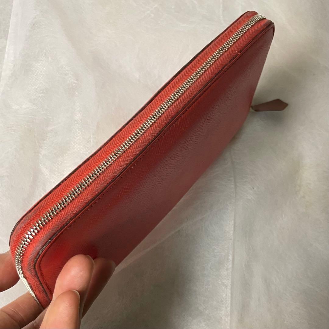 HERMES アザップロングシルクイン ヴォーエプソン長財布ラウンドファスナー