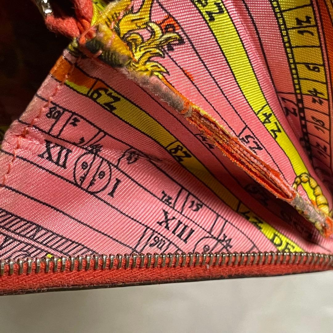 HERMES アザップロングシルクイン ヴォーエプソン長財布ラウンドファスナー