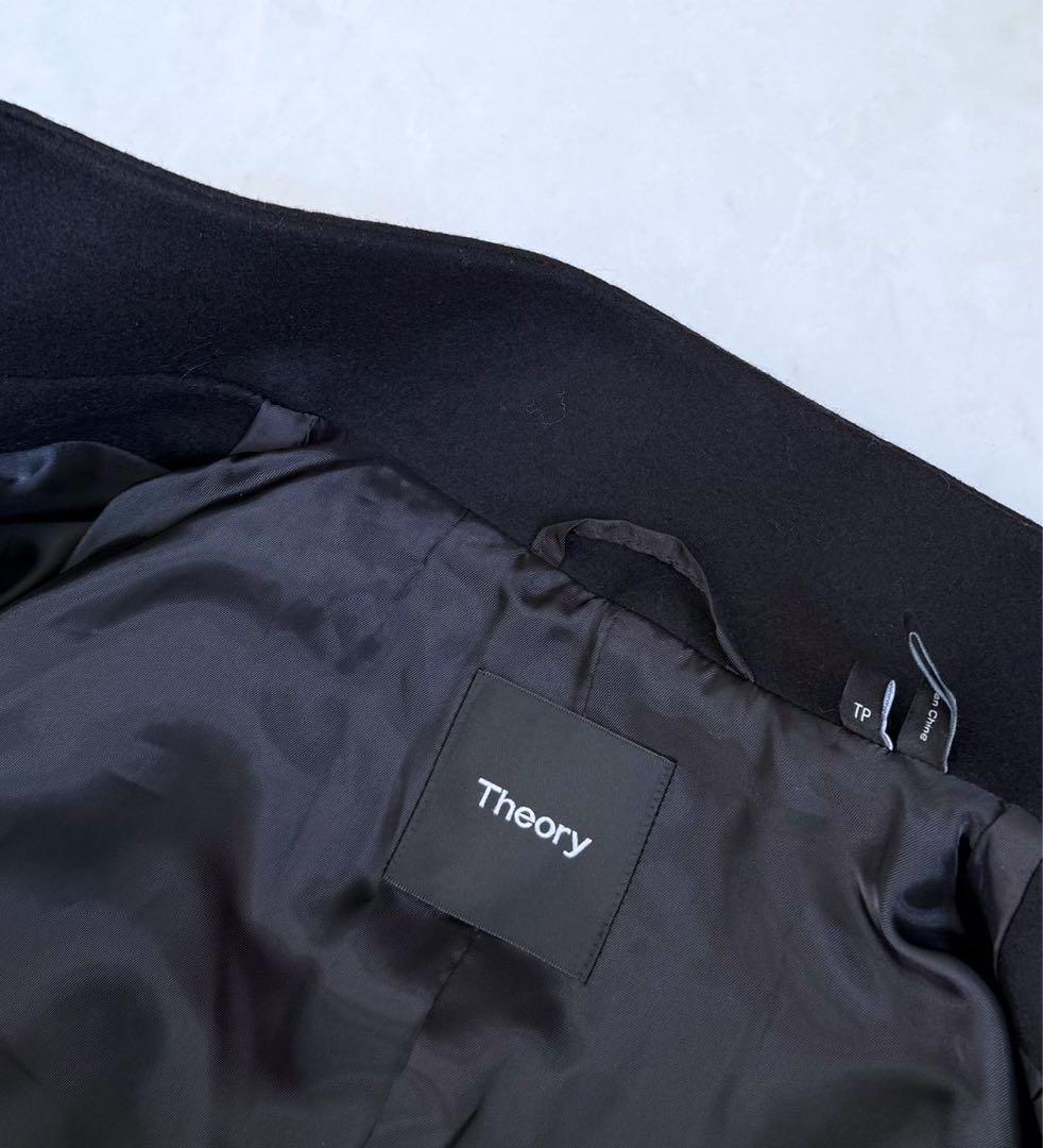 極美品　Theory 現行タグ　コート　Belvin ブラック　定価約10万円