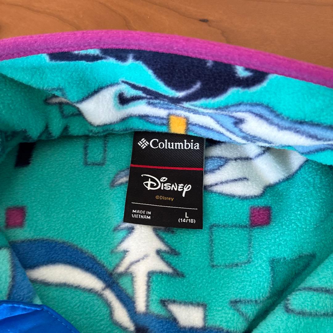 日本未入荷 ディズニーコラボ コロンビアミッキー フリースジャケット 14/16