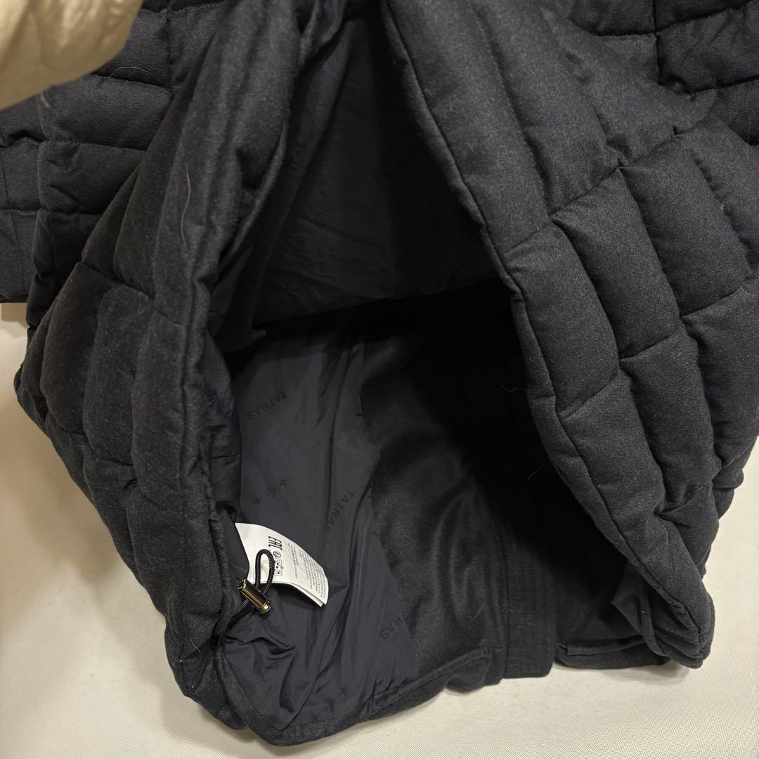 TATRAS チマ Rライン 24AW ダウンコート Aライン シルク混 04