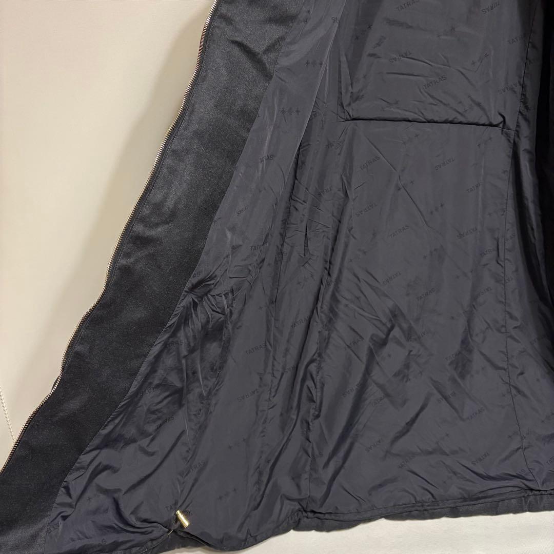 TATRAS チマ Rライン 24AW ダウンコート Aライン シルク混 04