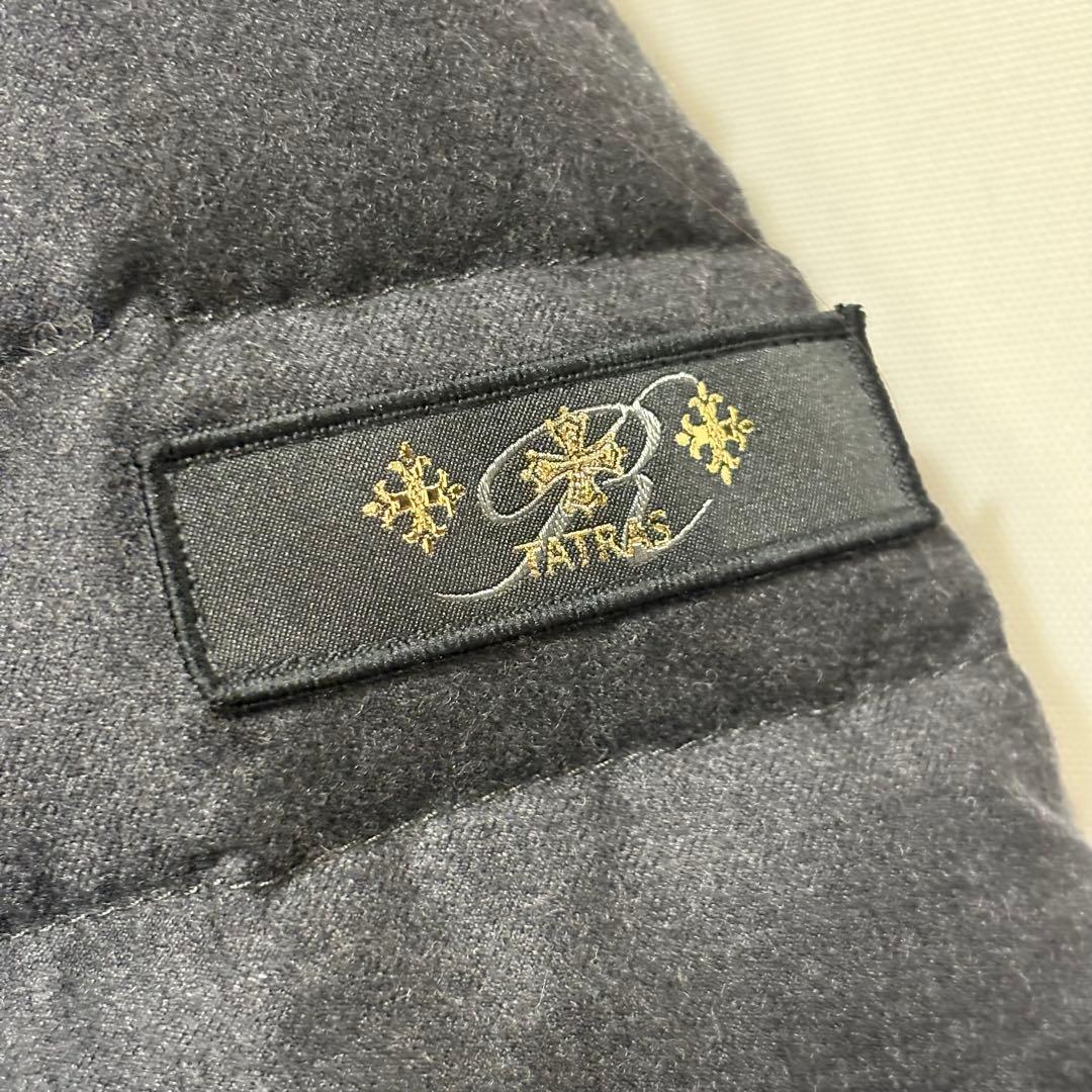 TATRAS チマ Rライン 24AW ダウンコート Aライン シルク混 04