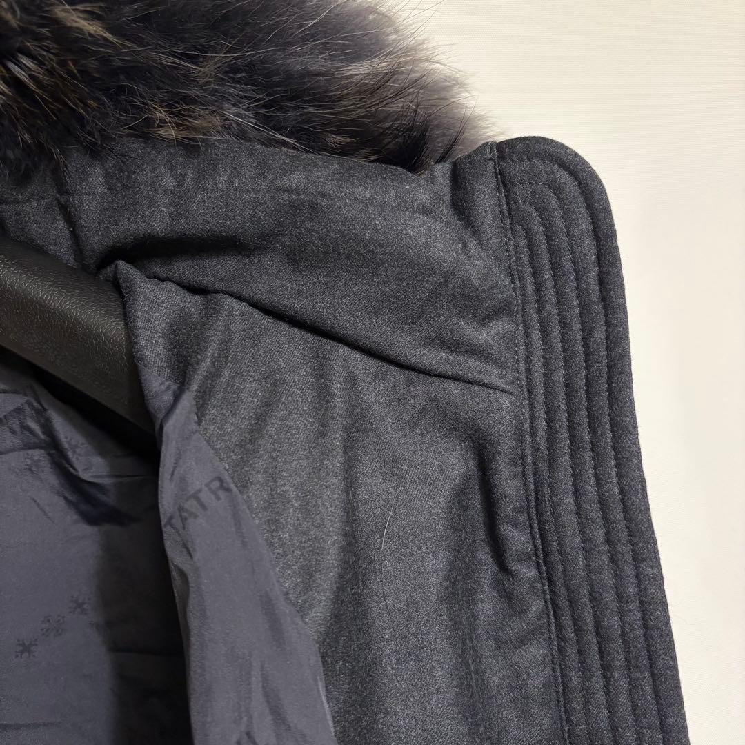 TATRAS チマ Rライン 24AW ダウンコート Aライン シルク混 04