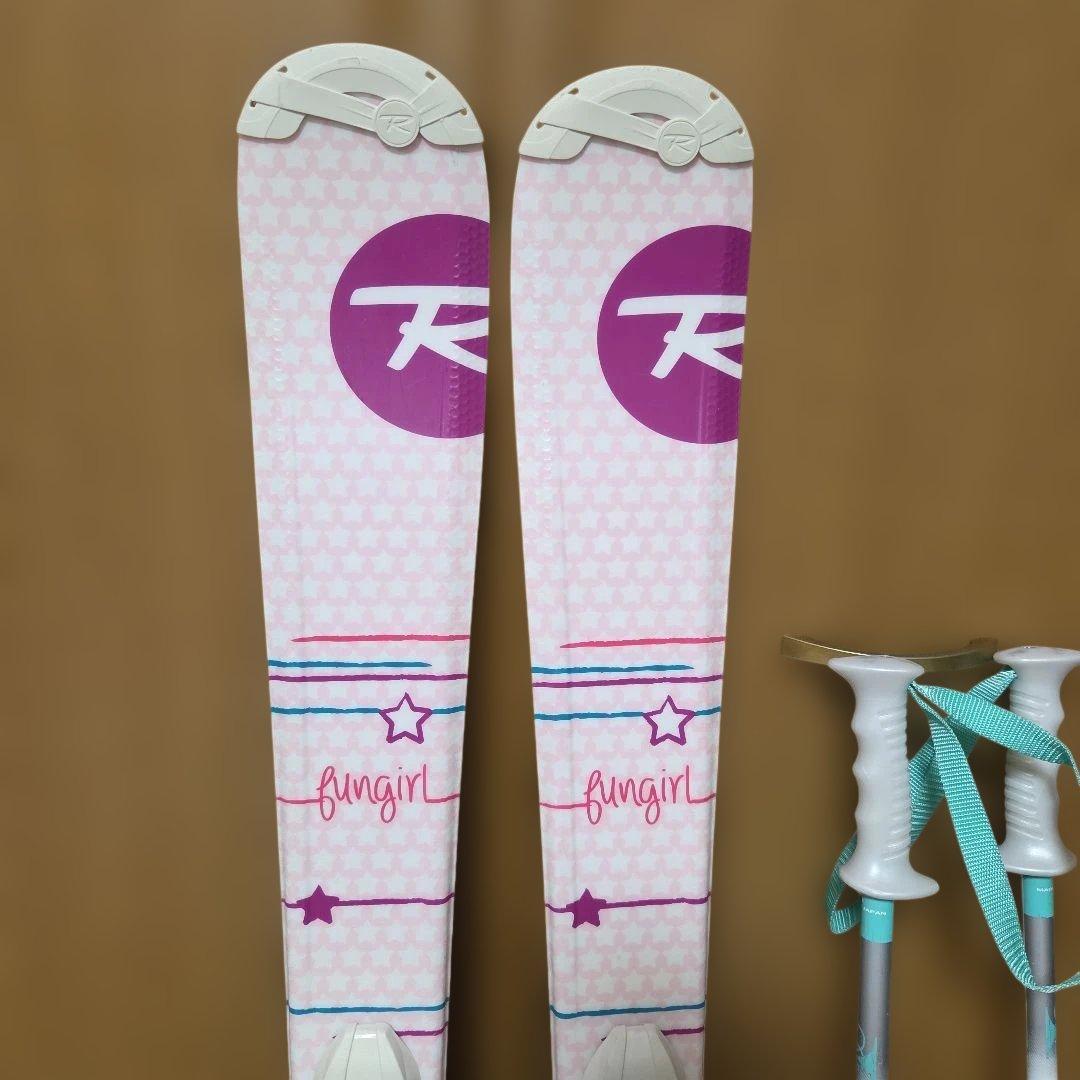 Rossignol Fungirl スキー板　120 ポール ストックはおまけ